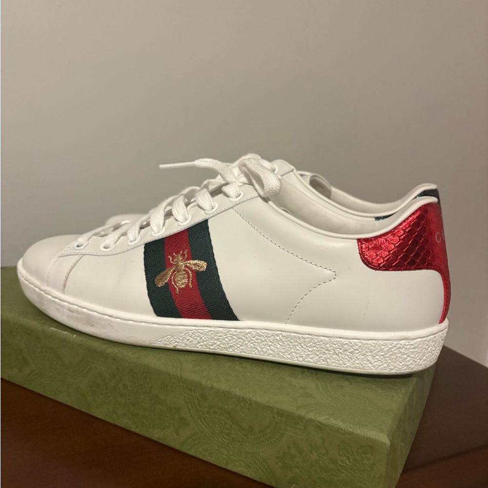 Gucci Ace Sneakers with Bee